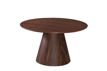 Siena Matgrupp runt 130 cm Valnöt med 6 Elsie Matstolar - Valnöt/Brun - Products - Möbler - Bord & matgrupp - Matgrupp