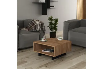 Decorta Soffbord 60 cm med Förvaring Hylla - Ekfärg/Mörkgrå - Products - Möbler - Bord & matgrupp - Soffbord - Soffbord med förvaring