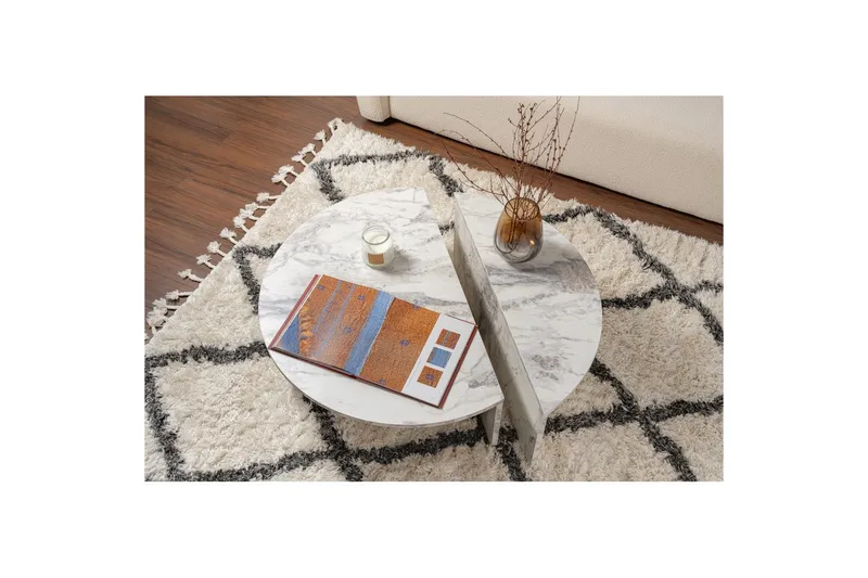 Soffbord Mukund Freesia Marble - Freesia Marble - Products - Möbler - Bord & matgrupp - Soffbord