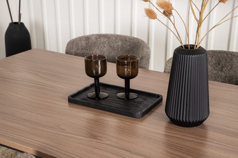 Tempe Matgrupp 140 cm Rektangulär med 4 Modesto stolar - Mörkgrå - Products - Möbler - Bord & matgrupp - Matgrupp