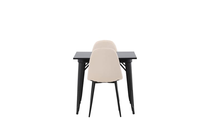 Tempe Matgrupp 80 cm Rektangulär med 2 Polar stolar - Beige - Products - Möbler - Bord & matgrupp - Matgrupp