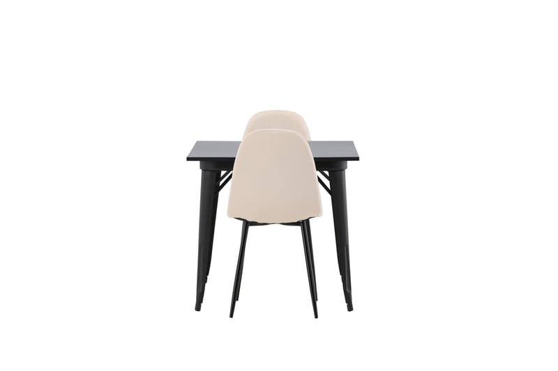 Tempe Matgrupp 80 cm Rektangulär med 2 Polar stolar - Beige - Products - Möbler - Bord & matgrupp - Matgrupp