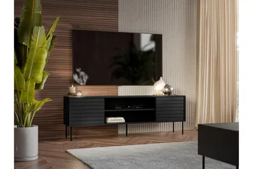 Belonger Tv-bänk 180 cm - Svart - Products - Möbler - TV- & Mediamöbler - TV bänk & mediabänk