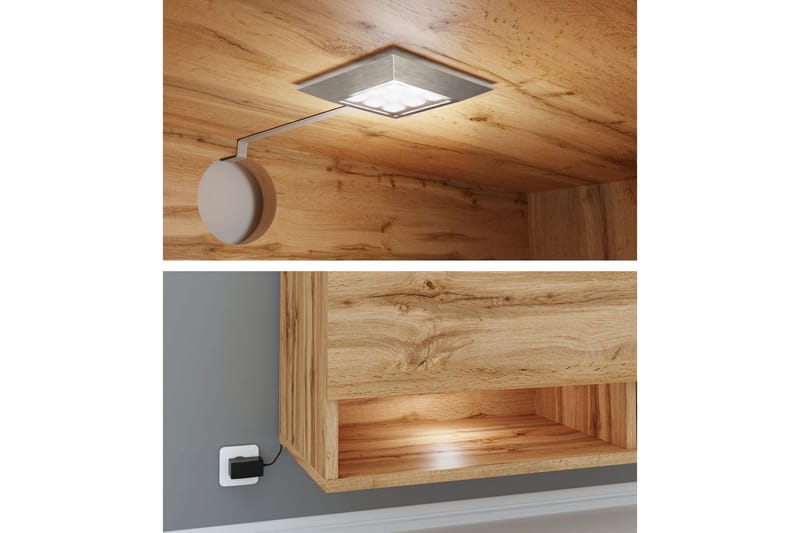 Brya TV-bänk 100x32x30 cm - Vit - Products - Möbler - TV- & Mediamöbler - TV bänk & mediabänk