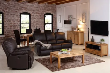 Chicago New TV-bänk 140 cm - Ek - Products - Möbler - TV- & Mediamöbler - TV bänk & mediabänk