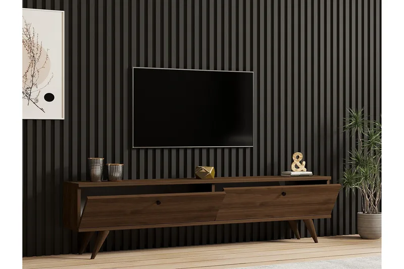 Djarhint Tv-bänk 160 cm - Valnöt - Products - Möbler - TV- & Mediamöbler - TV bänk & mediabänk