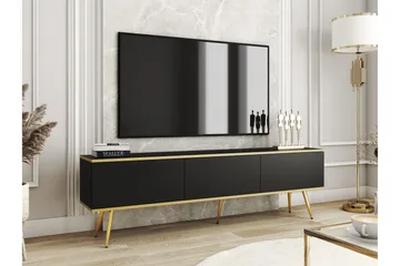 Edson Tv-bänk 175 cm - Svart - Products - Möbler - TV- & Mediamöbler - TV bänk & mediabänk