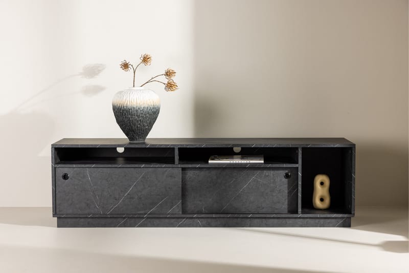 Girona Tv-bänk 180x40 cm - Svart - Products - Möbler - TV- & Mediamöbler - TV bänk & mediabänk