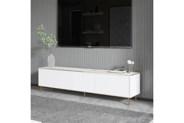Imaj Tv-bänk 180 cm - Vit marmor/Guld - Products - Möbler - TV- & Mediamöbler - TV bänk & mediabänk