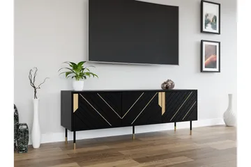 Juniskär Tv-skåp 154 cm - Svart - Products - Möbler - TV- & Mediamöbler - TV-skåp