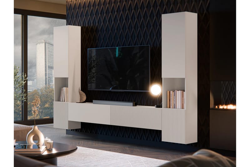 Kangana Tv-möbelset - Beige - Products - Möbler - TV- & Mediamöbler - TV-möbelset