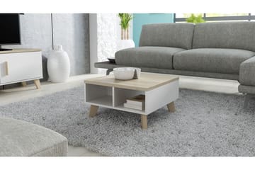 Kardos TV-bänk 60 cm - Vit/Ek - Products - Möbler - TV- & Mediamöbler - TV bänk & mediabänk