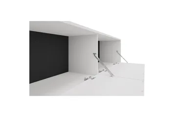 Lowboard Alberto 180x38x50 cm, Vit - 180x38x50 cm, Vit - Products - Möbler - TV- & Mediamöbler - TV bänk & mediabänk