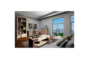 Lowboard Emerald 120x39x58 cm, Natur - 120x39x58 cm, Natur - Products - Möbler - TV- & Mediamöbler - TV bänk & mediabänk