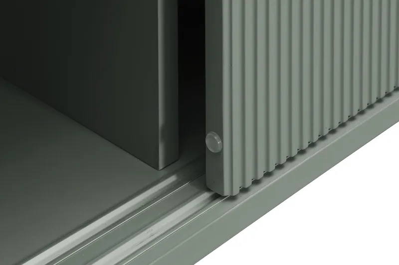 Matterhorn Smal tv-bänk med förvaring 40 cm djup 157 cm bred 58 cm hög - Grön - Products - Möbler - TV- & Mediamöbler - TV bänk & mediabänk