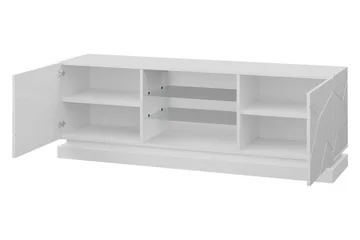 Qiu TV-bänk 40x160 cm - Vit/Högglans - Products - Möbler - TV- & Mediamöbler - TV bänk & mediabänk