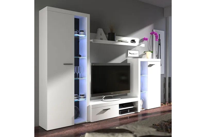 Rumba TV-möbelset, Vit