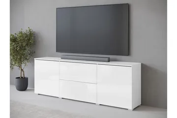 Sherie Tv-bänk 180 cm - Vit - Products - Möbler - TV- & Mediamöbler - TV bänk & mediabänk