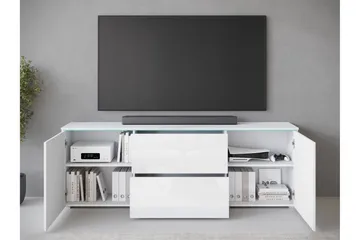 Sherie Tv-bänk 180 cm - Vit - Products - Möbler - TV- & Mediamöbler - TV bänk & mediabänk