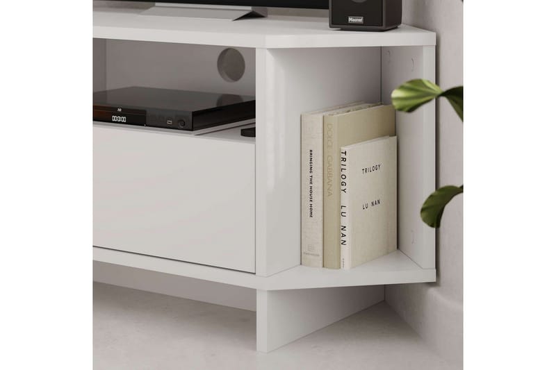 TV-bänk Viva Vit - Vit - Products - Möbler - TV- & Mediamöbler - TV bänk & mediabänk