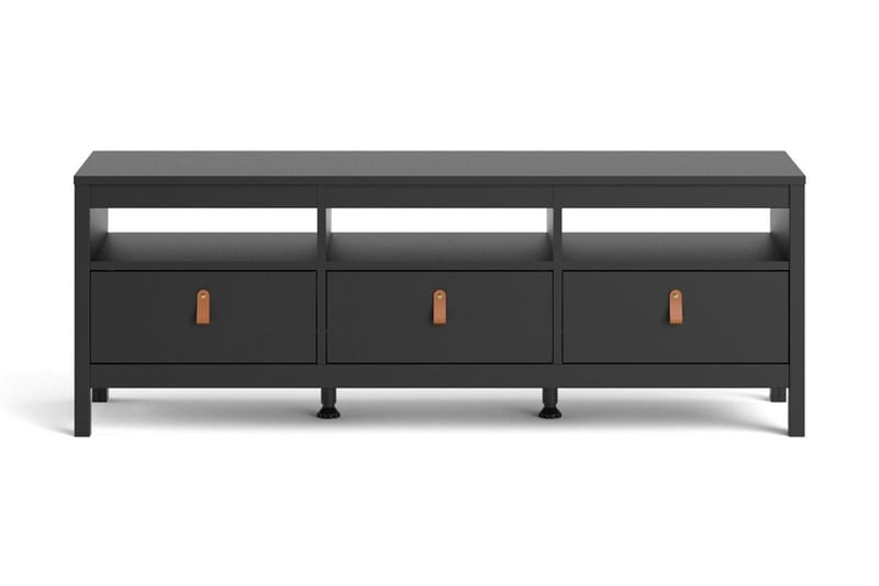 Vallvidera Tv-bänk 151 cm - Svart/Natur - Products - Möbler - TV- & Mediamöbler - TV bänk & mediabänk