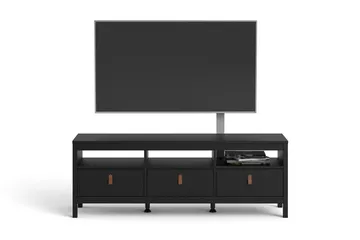 Vallvidera Tv-bänk 151 cm - Svart/Natur - Products - Möbler - TV- & Mediamöbler - TV bänk & mediabänk