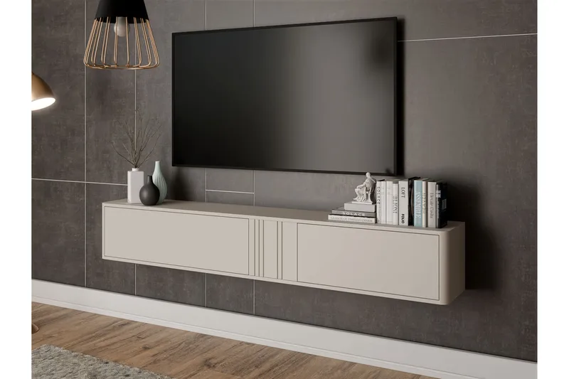 Zalricus Tv-skåp 190 cm - Beige - Products - Möbler - TV- & Mediamöbler - TV-skåp