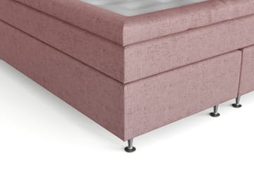Belda Sängpaket 180x200 Fast/Medium - Rosa - Products - Möbler - Säng - Kontinentalsäng