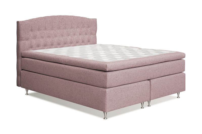 Belda Sängpaket 180x200 Fast/Medium - Rosa - Products - Möbler - Säng - Kontinentalsäng