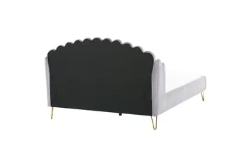 Benicio Sängram 180x200 cm - Grå/Guld - Products - Möbler - Säng - Sängram & sängstomme