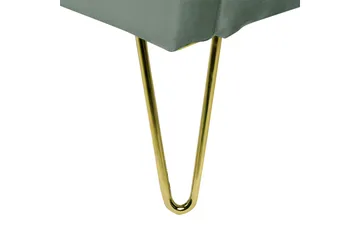 Benicio Sängram 180x200 cm - Grön/Guld - Products - Möbler - Säng - Sängram & sängstomme