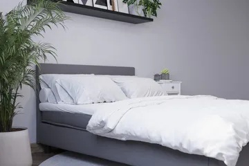 Billingen Komplett Sängpaket 120x200 cm - Grå - Products - Möbler - Säng - Kontinentalsäng