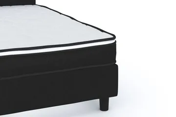 Billingen Komplett Sängpaket 140x200 cm - Svart - Products - Möbler - Säng - Kontinentalsäng