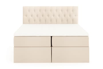 Boxy Box Bed 180x200 cm - Beige - Products - Möbler - Säng - Säng med förvaring
