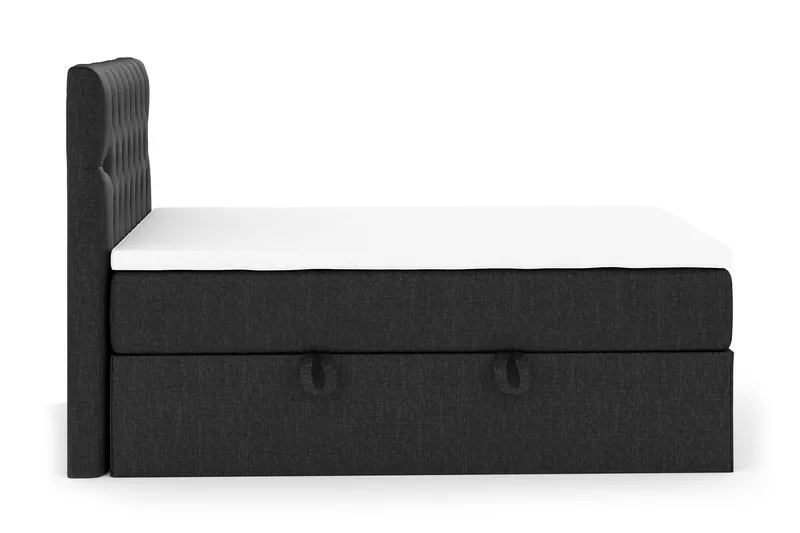 Boxy Komplett Sängpaket Box Bed 120x200 cm - Svart/Grå - Products - Möbler - Säng - Säng med förvaring
