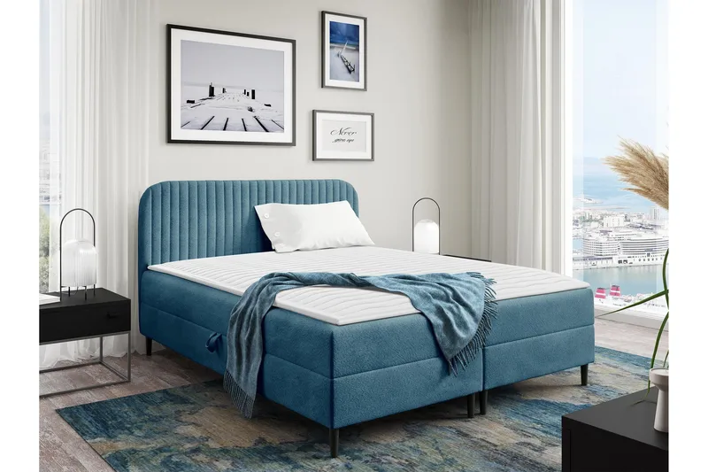 Celestine Förvaringssäng 200x200 cm, Beige