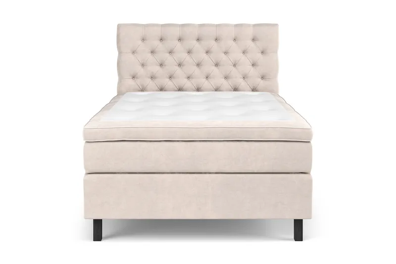 Celine Kontinentalsäng 120x200cm, Beige/Sammet