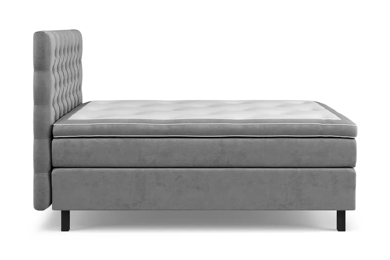 Celine Sängpaket 140x200cm - Grå/Sammet - Products - Möbler - Säng - Kontinentalsäng