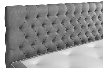 Celine Sängpaket 180x200 cm - Grå/Sammet - Products - Möbler - Säng - Kontinentalsäng