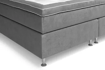 Celine Sängpaket 210x210cm - Grå/Sammet - Products - Möbler - Säng - Kontinentalsäng