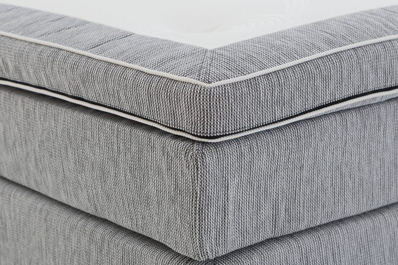 Charleston 140 Kontinentalsäng - Ljusgrå - Products - Möbler - Säng - Kontinentalsäng