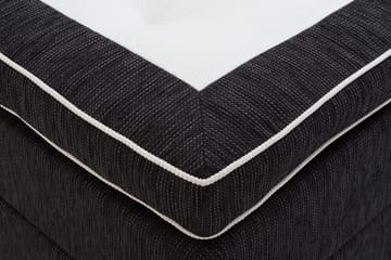 Charleston Kontinentalsäng 140x200 Fast Polyeterskum - Svart - Products - Möbler - Säng - Kontinentalsäng