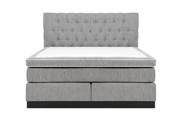 Charleston Kontinentalsäng 160x200 Fast Polyeterskum - Ljusgrå - Products - Möbler - Säng - Kontinentalsäng