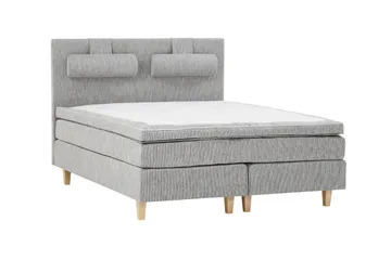 Charleston Kontinentalsäng 180x200 cm, Ljusgrå