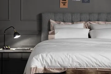 Charleston Kontinentalsäng 180x200 cm - Ljusgrå - Products - Möbler - Säng - Kontinentalsäng