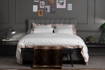 Charleston Kontinentalsäng 180x200 cm - Ljusgrå - Products - Möbler - Säng - Kontinentalsäng