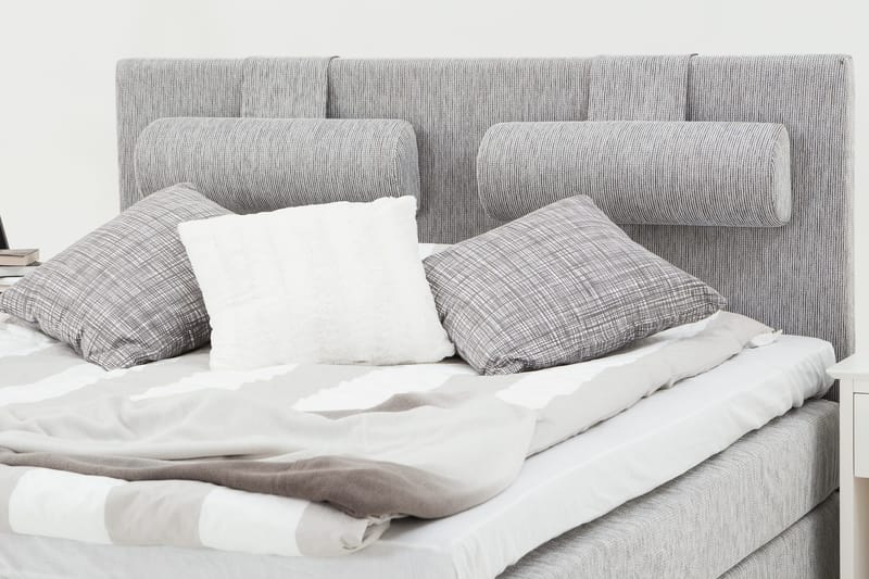 Charleston Kontinentalsäng 180x200 cm - Ljusgrå - Products - Möbler - Säng - Kontinentalsäng