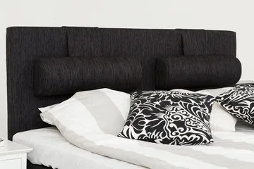 Charleston Kontinentalsäng 180x200 Fast Polyeterskum - Svart - Products - Möbler - Säng - Kontinentalsäng