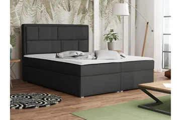 Deco Kontinentalsäng 180x215cm - Svart - Products - Möbler - Säng - Säng med förvaring