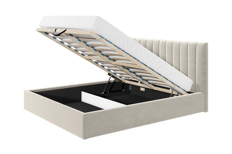 Derry Sängram 160x200 cm - Blå - Products - Möbler - Säng - Sängram & sängstomme